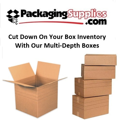 Cut Down On Your Box Inventory With Our Multi-Depth Boxes