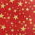 gold red stars gift wrap