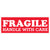 Fragile Handle with Care Labels (1.5 x 4) 500/Roll