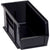 10 7/8 x 5 1/2 x 5 Black Conductive Bin Boxes 12/Case
