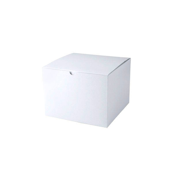 10 x 10 x 6 White Gloss Gift Box 50/Case