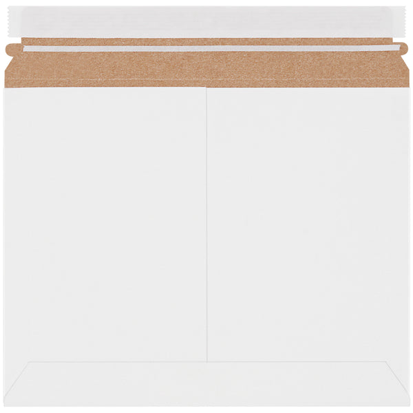 11 1/2 x 9 White Utility Grade Flat Mailers 200/Case