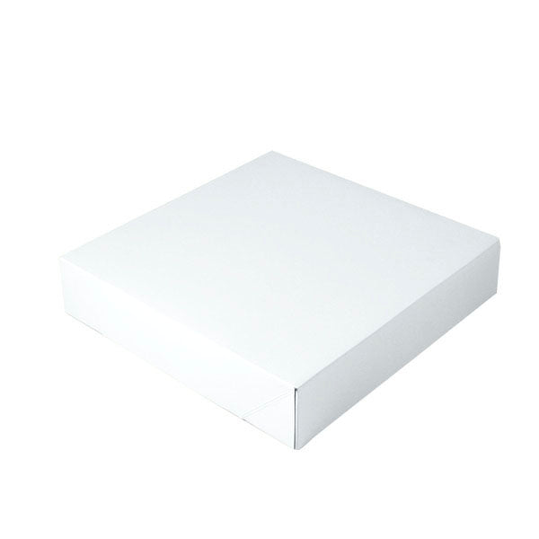 12 x 12 x 2 1/2 White Gloss Gift Box 50/Case