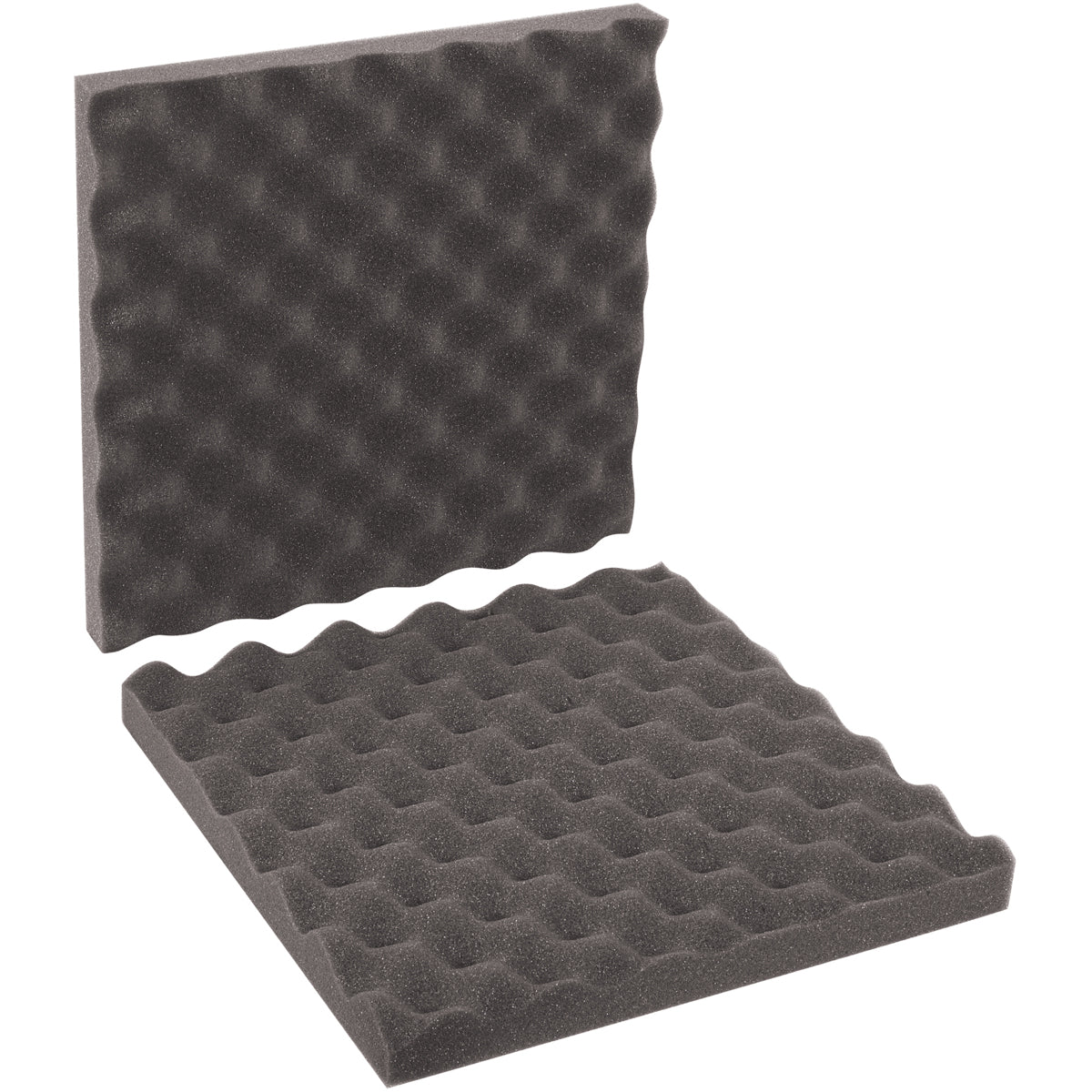12 x 12 x 2 Charcoal Convoluted Foam Sets