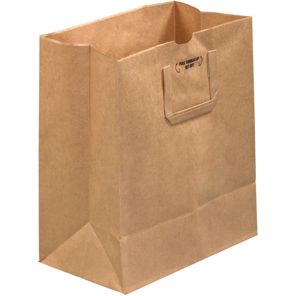 12 x 7 x 14 Flat Handle Grocery Bags 300/Case
