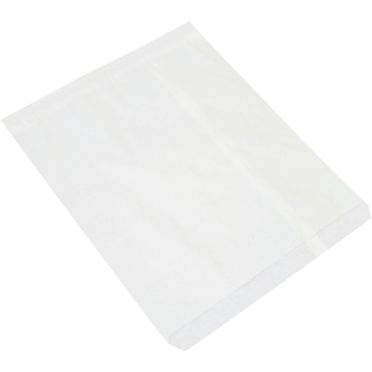 15 x 18 White Flat Merchandise Bags 500/Case