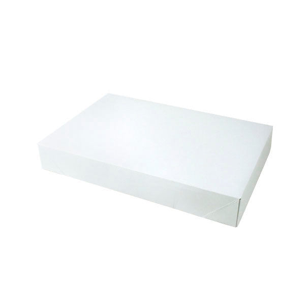 17 x 11 x 2 1/2 White Apparel Box - Matte Finish 50/Case
