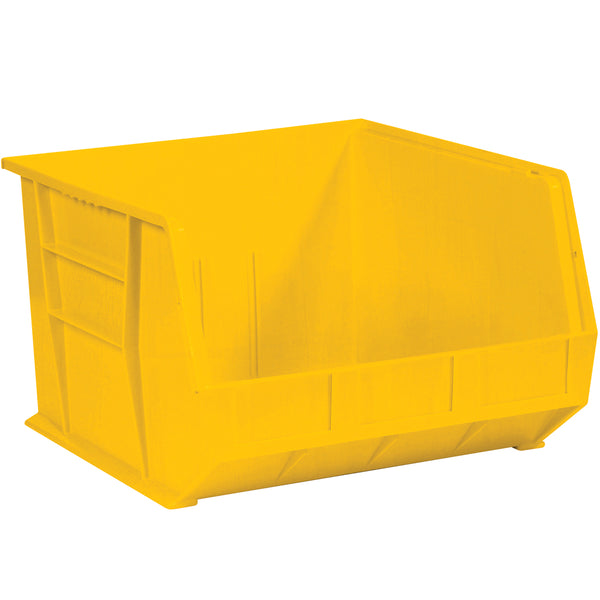 16 1/2 x 18 x 11 Yellow Plastic Bin Boxes 3/Case