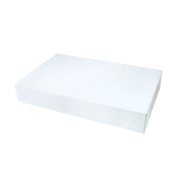 19 x 12 x 3 White Apparel Box - Matte Finish 50/Case