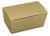 2-13/16 x 1-9/16 x 1-1/4 (2 oz.) Gold Ballotin Candy Box 250/Case