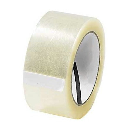 2" x 110 Yard Clear (1.7 mil) Packing Tape - 6/Case