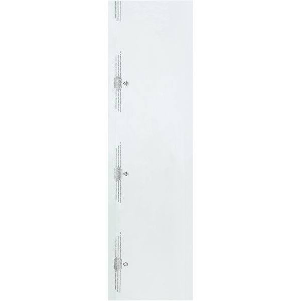 21 x 4 x 72 Clear Garment Bags (Recommended for Dresses) 270/Roll