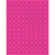 3/4" Fluorescent Pink Circle Laser Labels 10800/Case