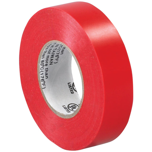 3/4" x 20 yds. Red Electrical Tape 10/Case
