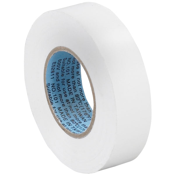 3/4" x 20 yds. White Electrical Tape 200/Case