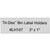 3 x 1 Tri-Dex Bin Label Holders 25/Case