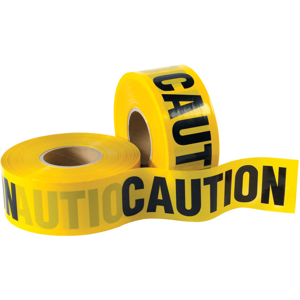 3" x 1000 Feet Caution Caution Caution 4/Case