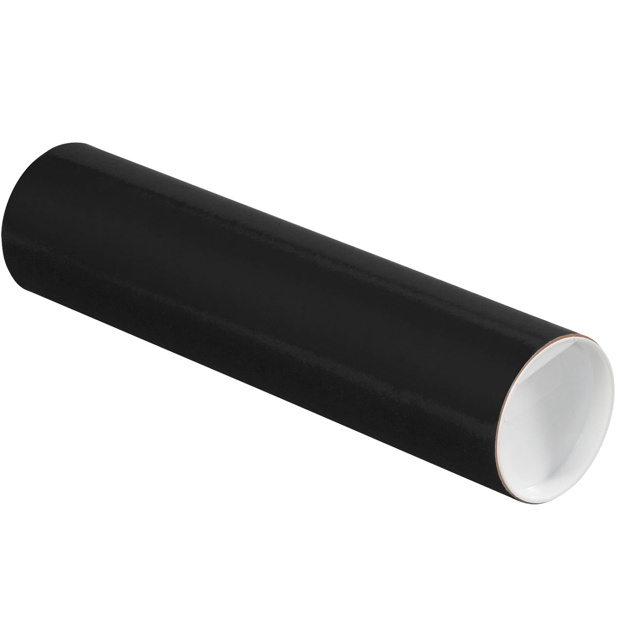 3 x 12 Black Mailing Tubes With End Caps .070 Gauge