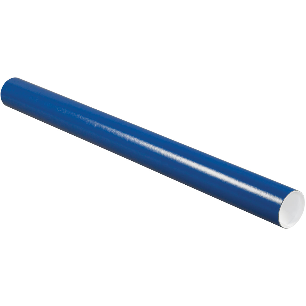 3 x 36 Blue Mailing Tubes With End Caps .070 Gauge