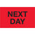 3 x 5" - "Next Day" (Fluorescent Red) Labels 500/Roll