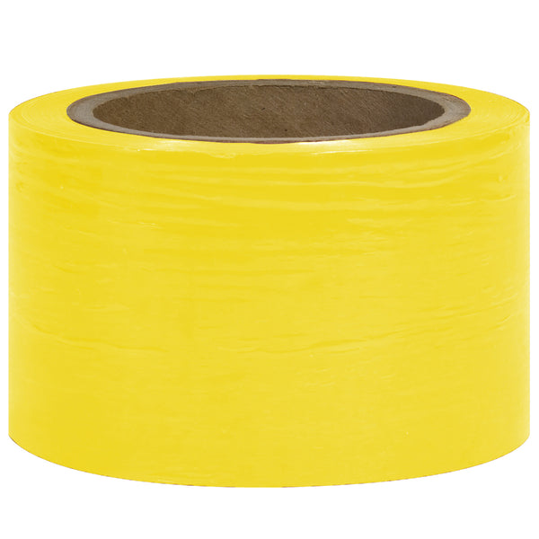 3" 80 Gauge 1000 Feet/Roll Yellow Tinted Stretchfilm 18/Case