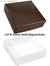 3-1/2 x 3-1/2 x 1-1/8 White 3 oz. Square Candy Box BASE 250/Case