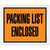 4-1/2 x 5-1/2 Packing List Envelopes (Full Face) - ORANGE 1000/Case
