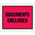 4 1/2 x 5 1/2 Red Documents Enclosed Envelopes 1000/Case