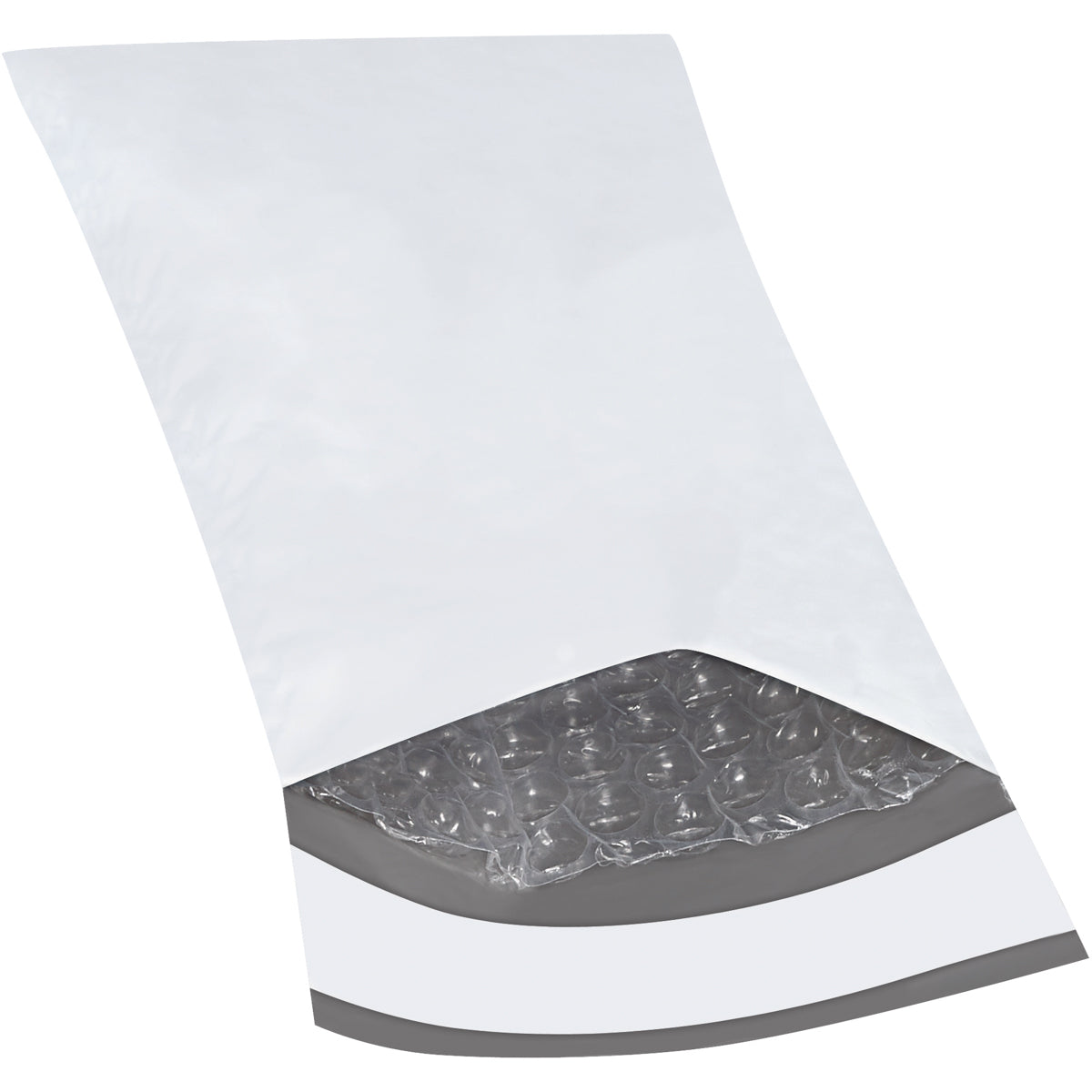 White Poly Bubble Mailers 4x8 Inches - Pack Of 25 Padded Shipping Envelopes #000 Waterproof