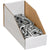 4 x 9 x 4 1/2 Open-Top White Corrugated Bin Box 50/Bundle