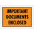 5-1/4 x 7-1/2 Important Documents Enclosed Envelopes 1000/Case