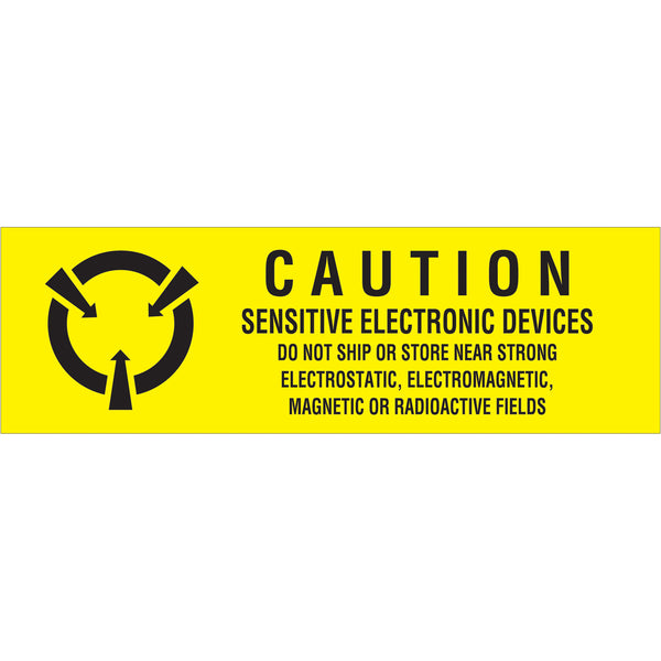 5/8 x 2" - "Sensitive Electronic Devices" Labels 500/Roll