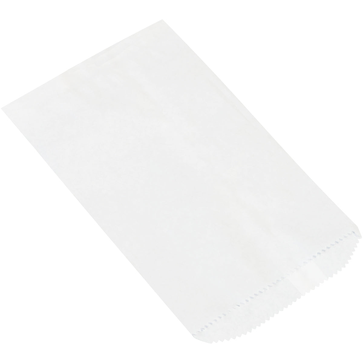 6 1/4 x 9 1/4 White Flat Merchandise Bags 3000/Case