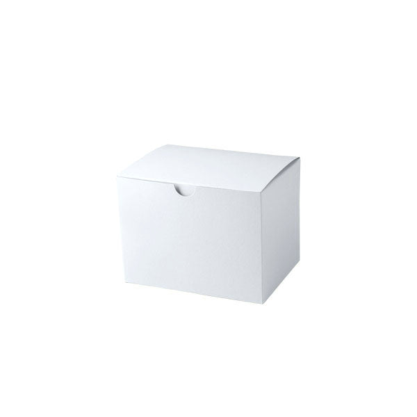 6 x 4 1/2 x 4 1/2 White Gloss Gift Box 100/Case