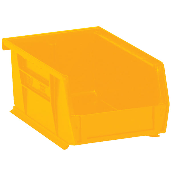 4 1/8 x 7 3/8 x 3 Yellow Plastic Bin Boxes 24/Case