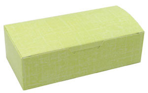 7 x 3-3/8 x 2 (1 lb.) Yellow 1 Piece Candy Boxes 250/Case