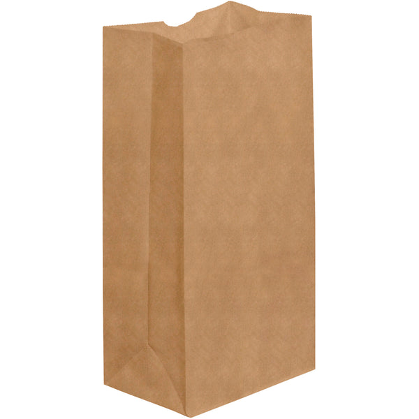 7 x 4 x 13 1/2 Kraft Paper Grocery Bags 500/Case