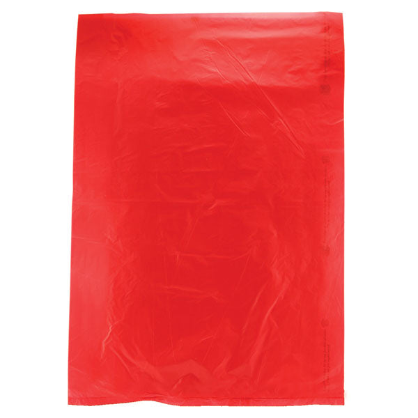 8 1/2 x 11 Red Hi-Density Flat Merchandise Bags (.60 mil thickness) 1000/Case