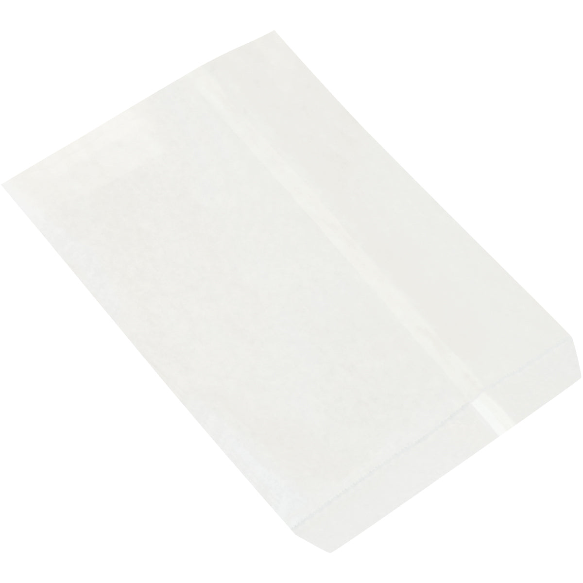 8 1/2 x 11 White Flat Merchandise Bags 2000/Case
