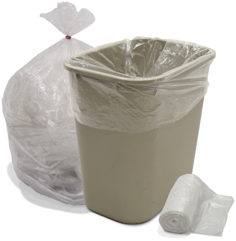 8-10 Gallon High Density Can Liners - 6 Micron - 1000/case