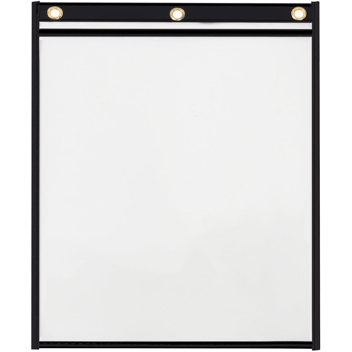 9 x 12 Heavyweight Job Ticket Holders Black