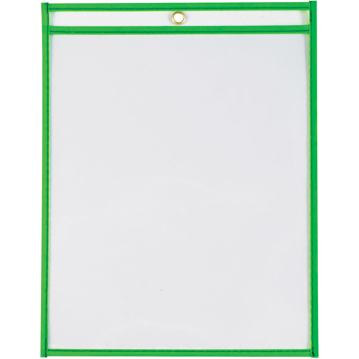 9 x 12 Neon Green Job Ticket Holders