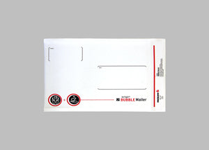 PackRite AirTight #1 White Paper Bubble Mailer 7-1/4"x12", 25/Case