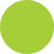 1" Circle - Fluorescent Green Removable Labels 500/Roll