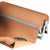 48" 60 lb (9 Roll Diameter) Indented Kraft Paper Roll 300 Feet/Roll