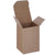 2 x 2 x 3 Brown 24pt 1-pc Chipboard Folding Carton 1000/Case