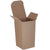 2 x 2 x 4 Brown 24pt 1-pc Chipboard Folding Carton 1000/Case