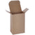 2 1/2 x 1 3/4 x 4 Brown 24pt 1-pc Chipboard Folding Carton 500/Case