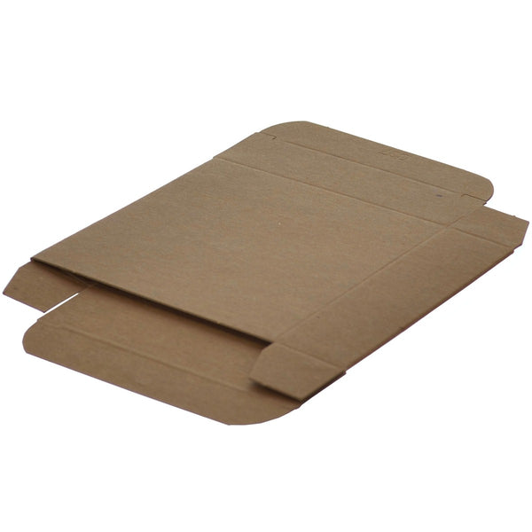 4 x 1 1/16 x 4 Brown 24pt 1-pc Chipboard Folding Carton 500/Case