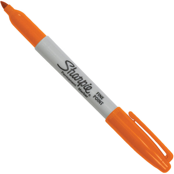 Orange Sharpie Fine Point Markers 12/Case
